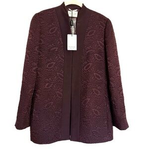 Vintage Tous Les Jours Blazer Jacket Made in Italy Lama Wool Size 8 NWT